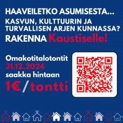 Tonttikampanja 2024 - kunta myy omakotitalotontteja 1 eurolla 31.12.2024 saakka