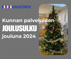 Kunnanviraston sekä kunnan reskontran sulku jouluna 2024