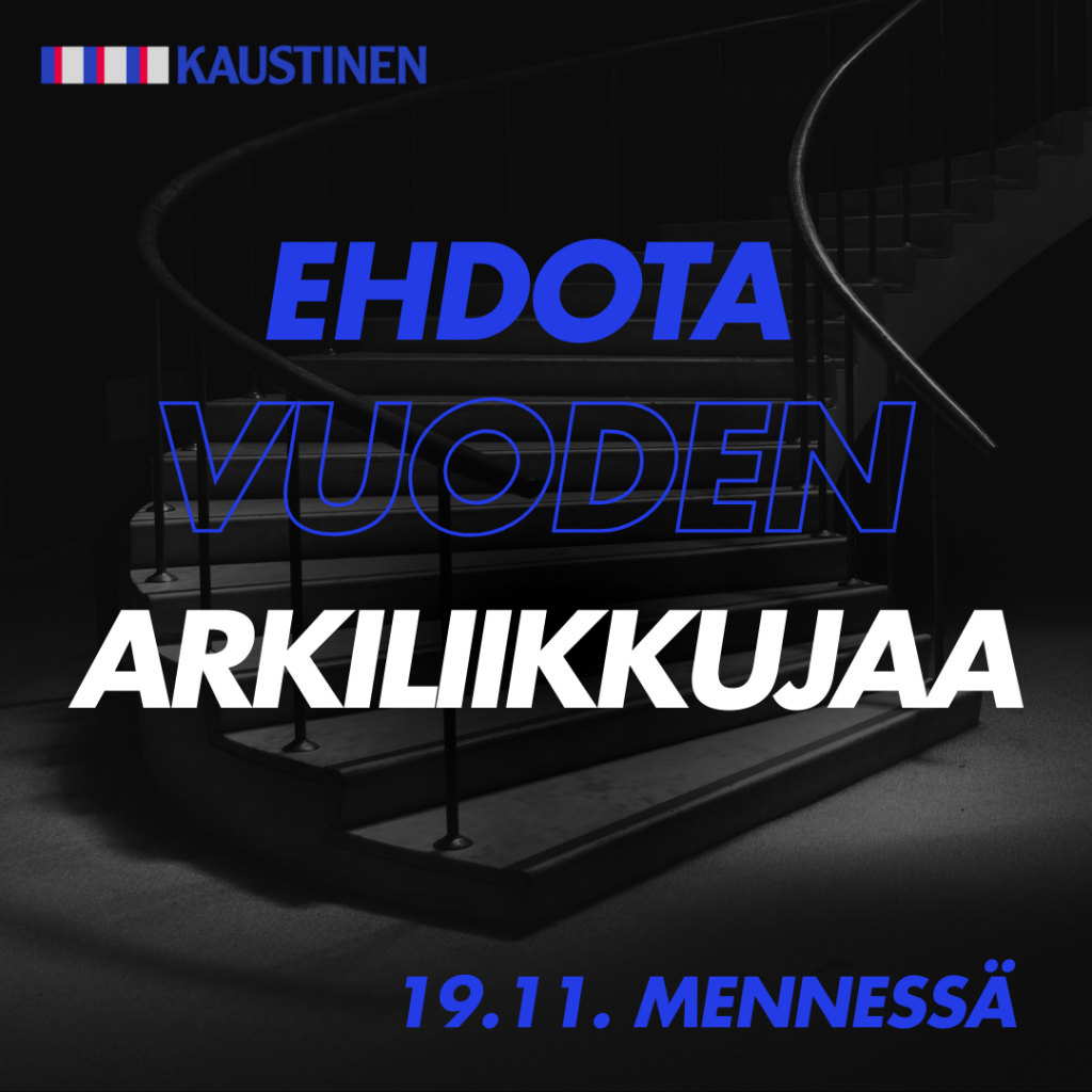 Ehdota vuoden arkiliikkujaa 19.11.2024 mennessä