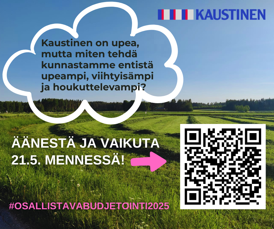 Osallistava budjetointi 2025 - äänestä suosikki-ideaasi 21.5. mennessä!