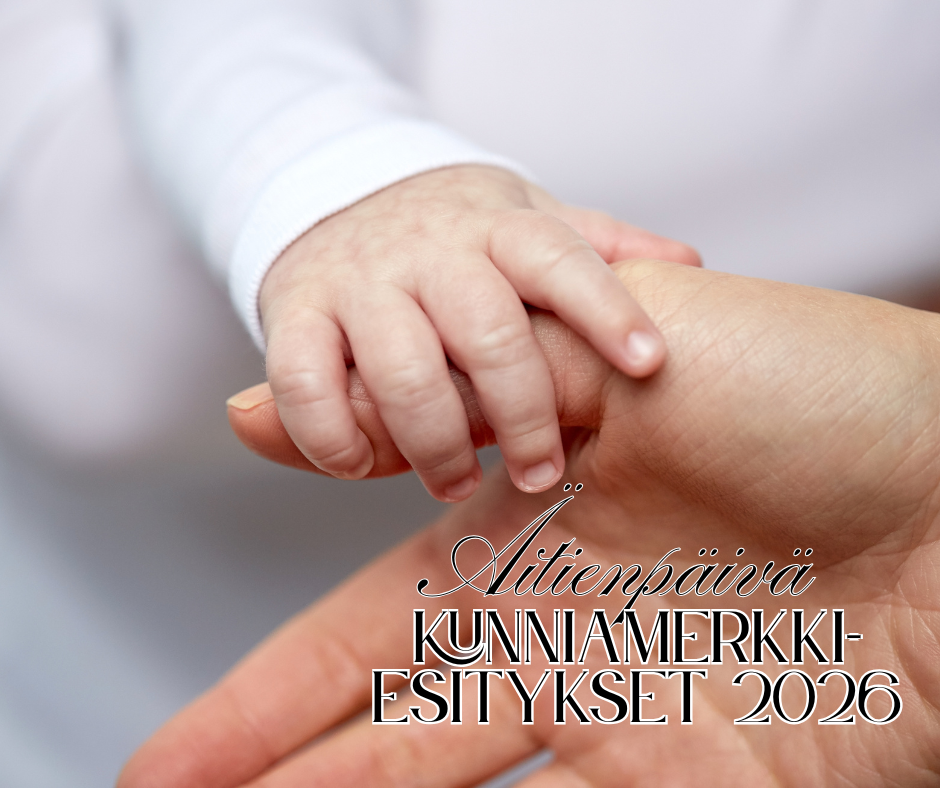 Äitienpäiväkunniamerkkiesitykset vuodelle 2026