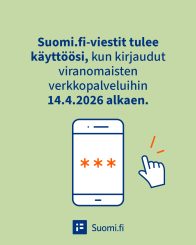Paperinen viranomaisposti muuttuu ensisijaisesti Suomi.fi-viesteiksi 14.4.2026
