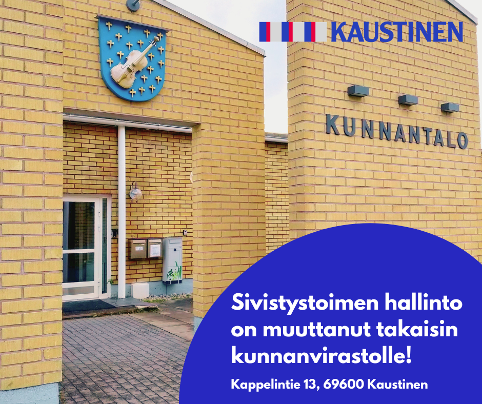 Sivistystoimen hallinto on muuttanut takaisin kunnanvirastolle