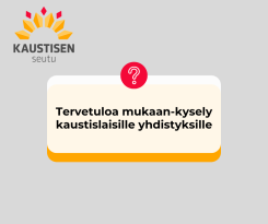 Kysely yhdistyksille tervetulo-toiminnasta