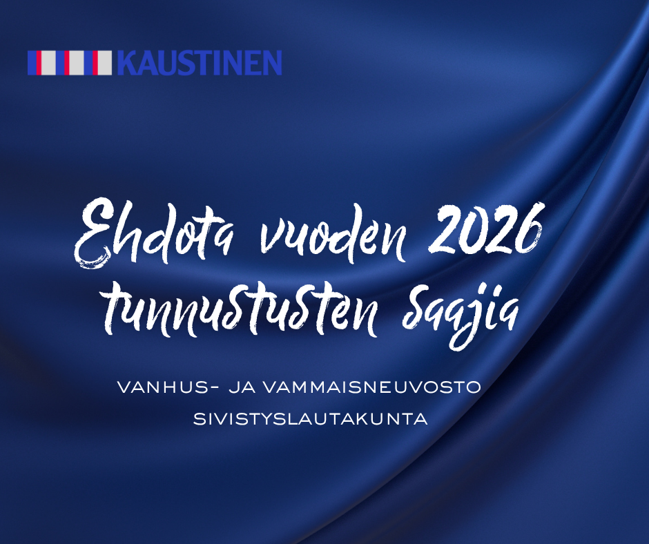 Ehdota vuoden 2026 tunnustusten saajia!